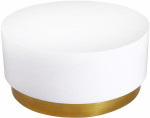 Drum Coffee Table White