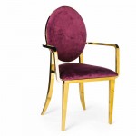 Hollywood Arm Chair Gold