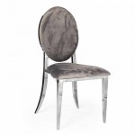 Hollywood Dining Chair Rose Silver