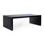 Waterfall Dining Table Black