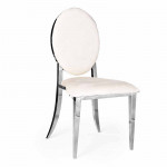 Hollywood Dining Chair Deco Silver