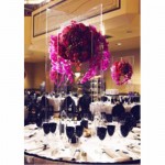 Clear Acrylic Orb Centerpiece