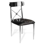 Venice Dining Chair Silver Chrome