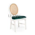 Alice Chair White Lightwood Cane Back