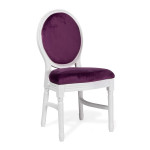 Alice Chair White Wood Frame