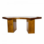 Wood Serpentine Table