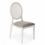 Acrylic Back Pop Chair White