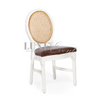 Alice Chair White Lightwood Cane Back