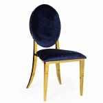 Hollywood Dining Chair Donut Gold