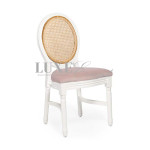 Alice Chair White Lightwood Cane Back