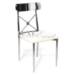 Venice Dining Chair Silver Chrome