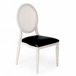 Acrylic Back Pop Chair White