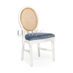 Alice Chair White Lightwood Cane Back