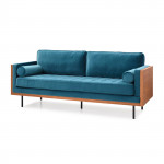 Amberson Velvet Wood Sofa