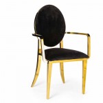 Hollywood Arm Chair Gold