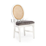 Alice Chair White Lightwood Cane Back