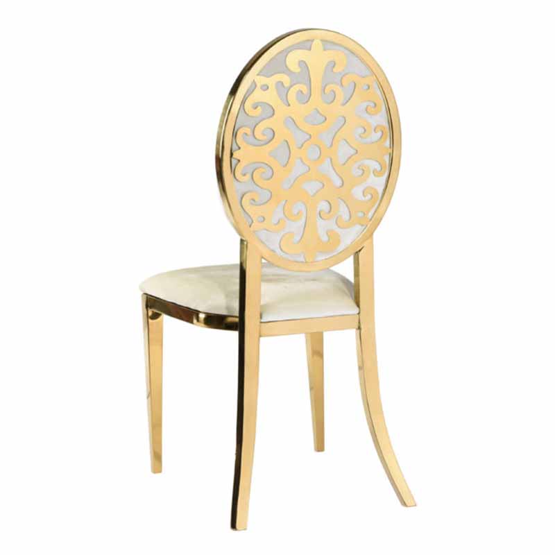 Hollywood Dining Chair Versai Gold | Luxe Event Rentals LLC